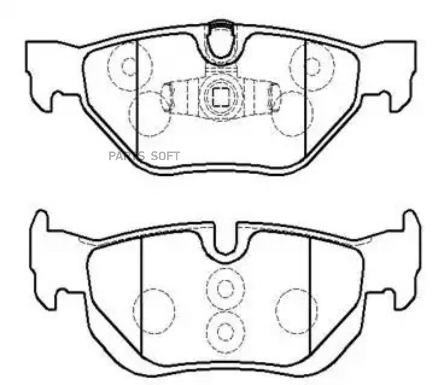 

Тормозные колодки HSB hp9938