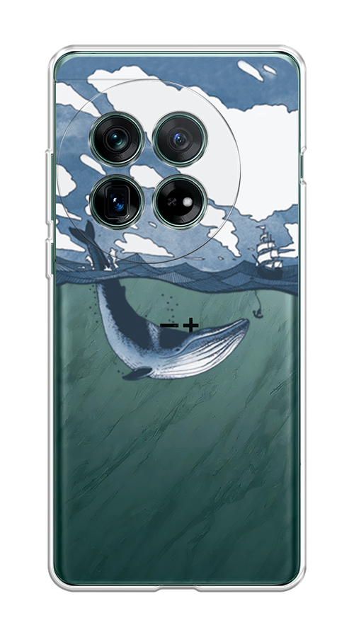 

Чехол на OnePlus 12 "Большой кит", Синий, 154450-1