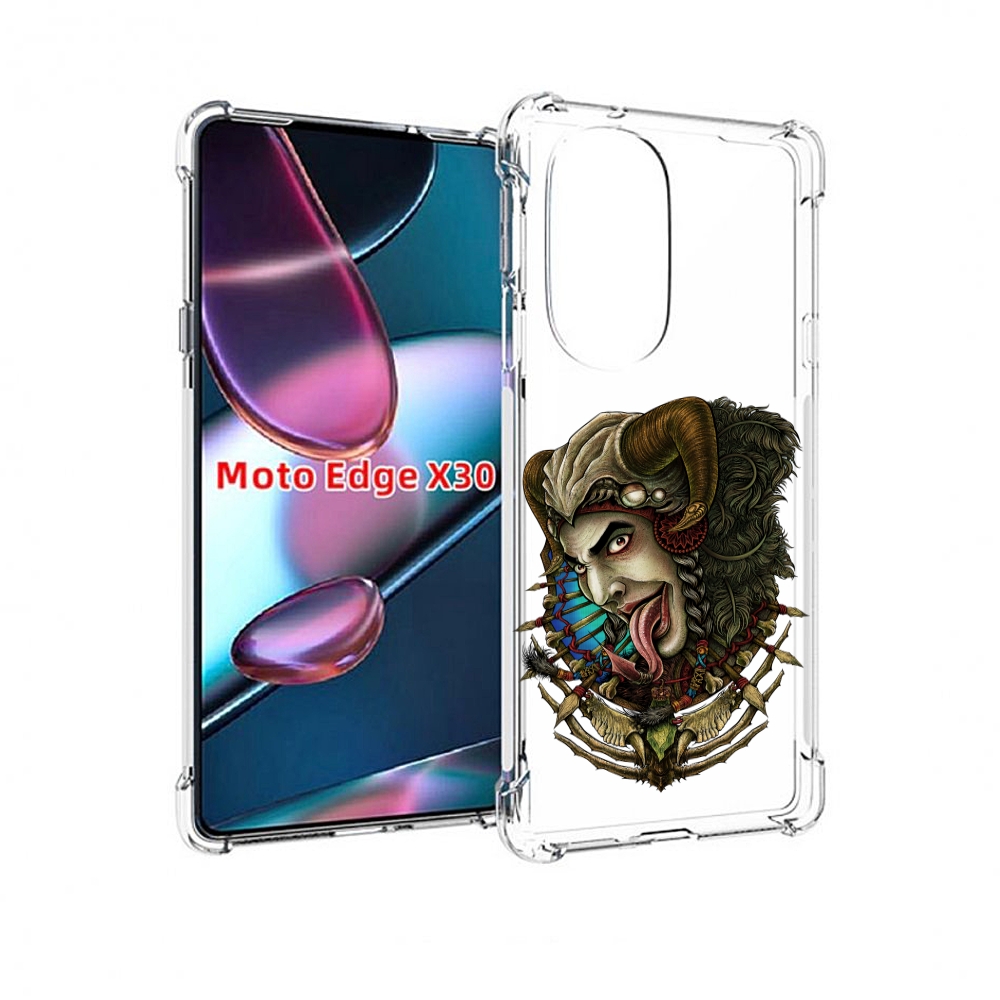 

Чехол MyPads длинный язык для Motorola Moto Edge X30, Прозрачный, Tocco