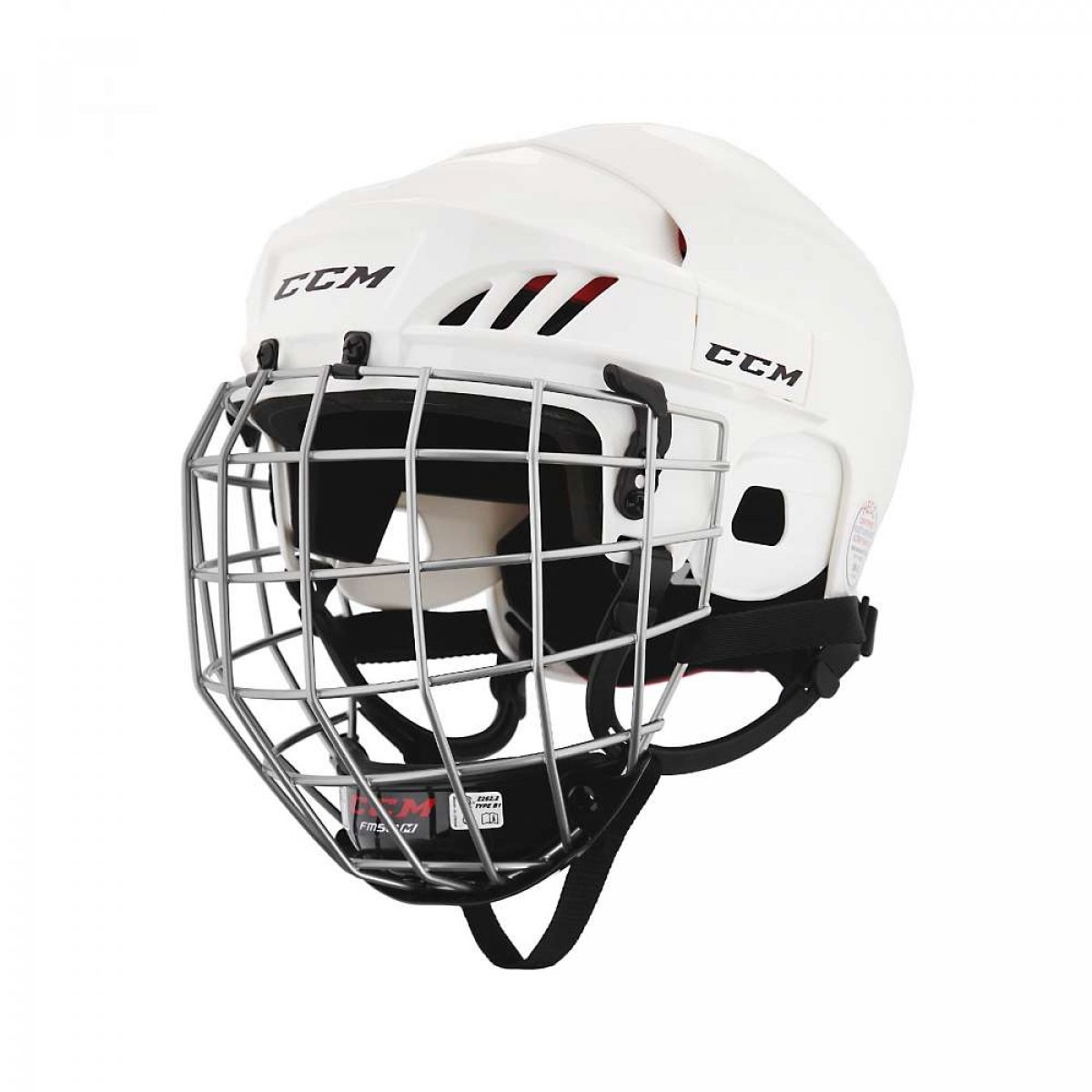 фото Хоккейный шлем ccm fitlite 50 sr, white, xs