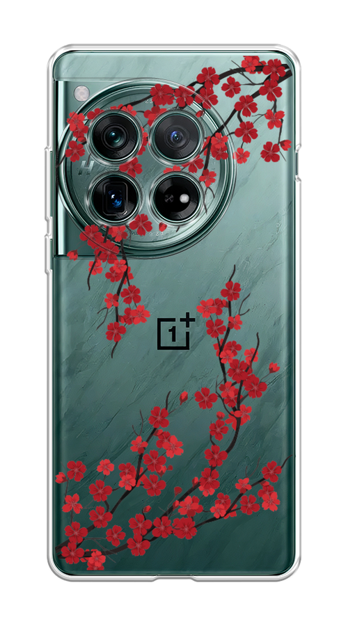 

Чехол на OnePlus 12 "Красная сакура", 154450-1