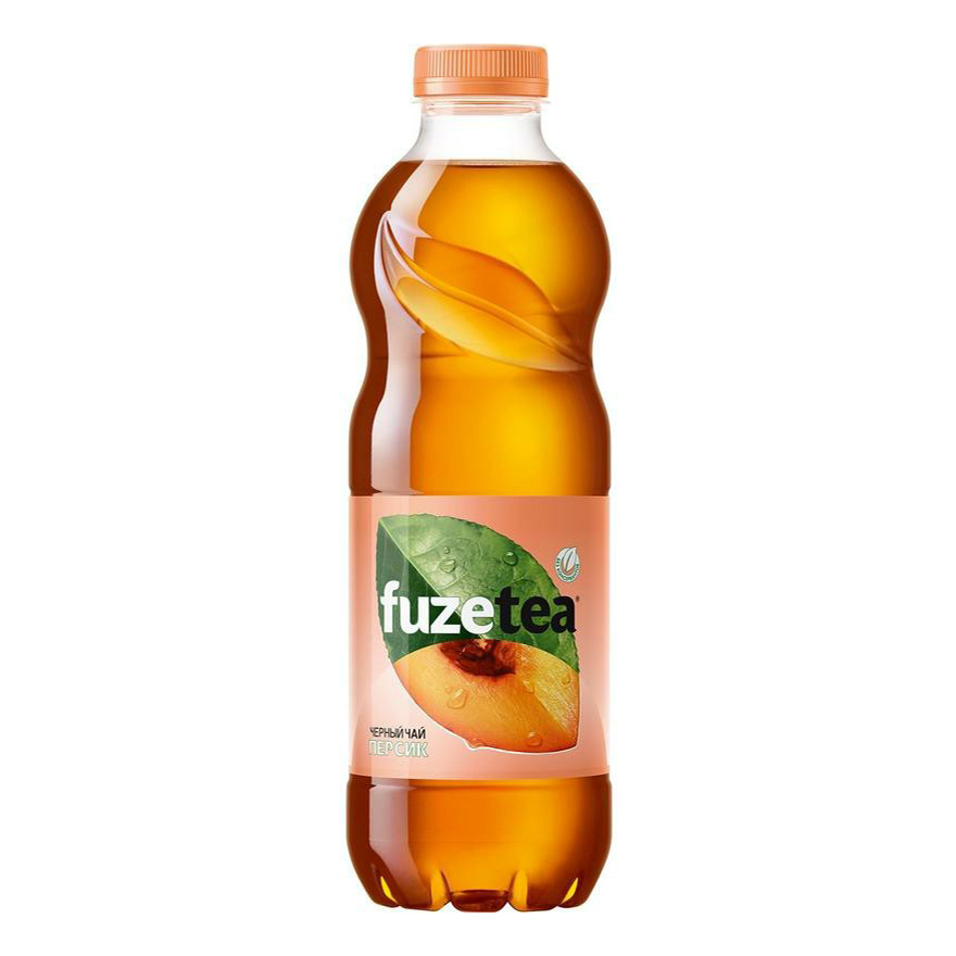 

Холодный чай черный FuzeTea Персик zero 0,5 л