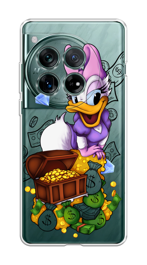 

Чехол на OnePlus 12 "Rich Daisy Duck", Коричневый;белый;фиолетовый, 154450-1