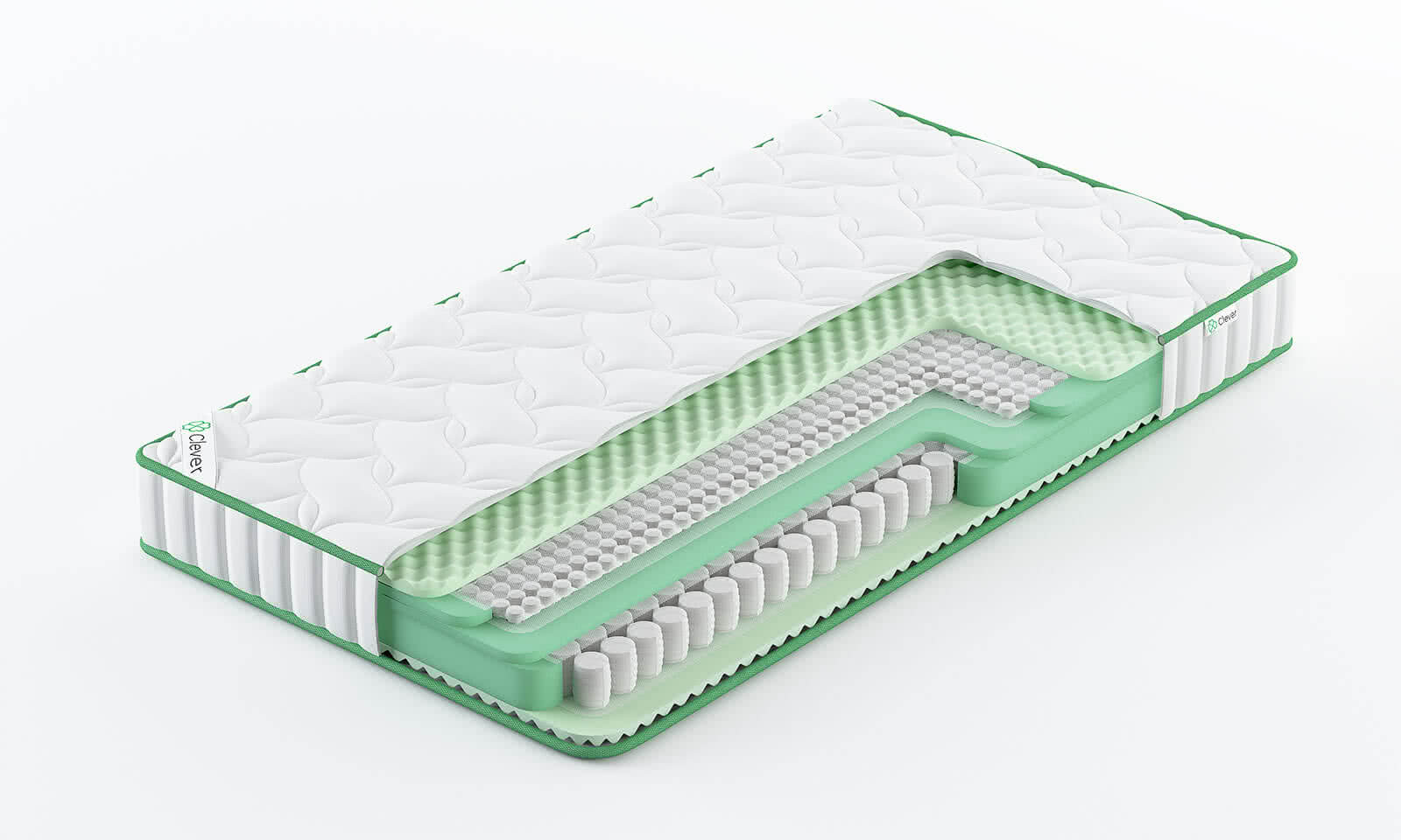 

Матрас Clever HybridWave Soft Slim 70x170, Белый, HybridWave Soft Slim