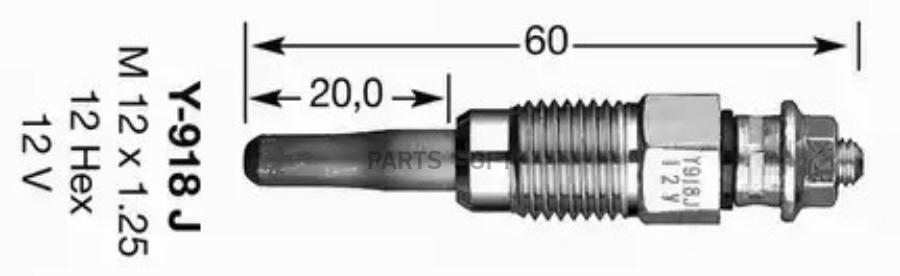 

Свеча накала NGK D-POWER 6285
