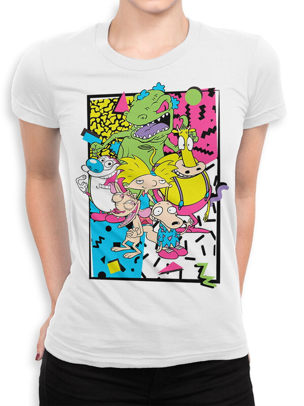 фото Футболка женская dream shirts nickelodeon - никелодеон белая xl