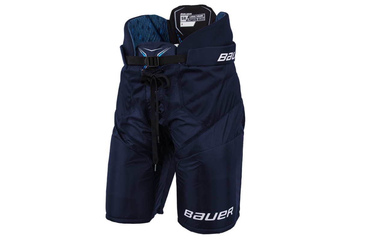 фото Хоккейные шорты bauer x s21 sr взрослые(l / темно-синий/l)