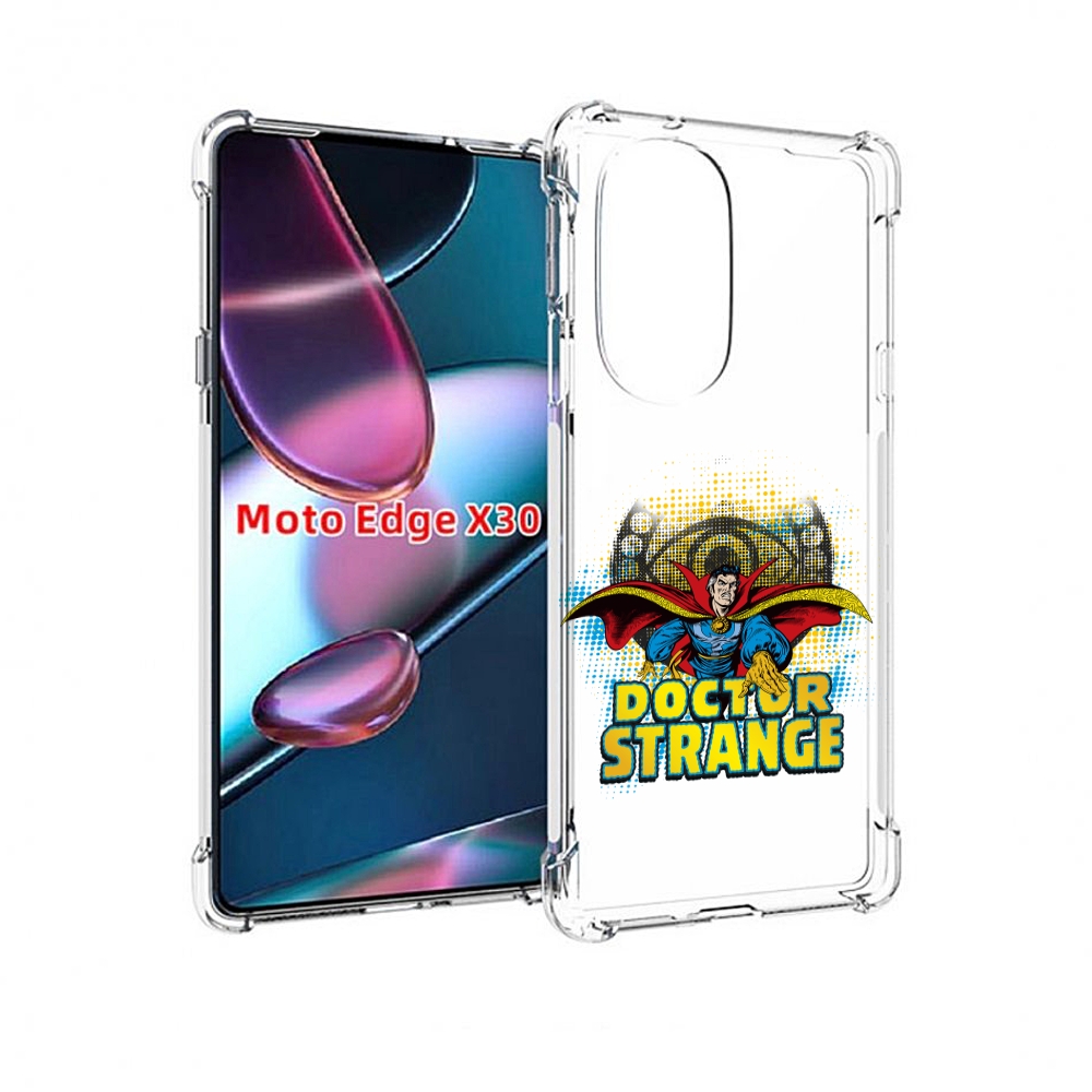 

Чехол MyPads доктор стренж рисунок для Motorola Moto Edge X30, Прозрачный, Tocco