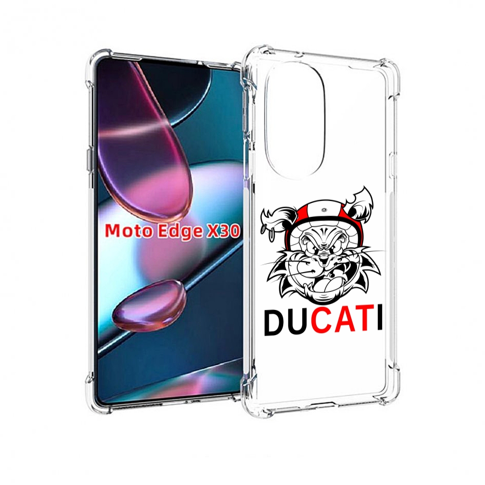 

Чехол MyPads дукати для Motorola Moto Edge X30, Прозрачный, Tocco