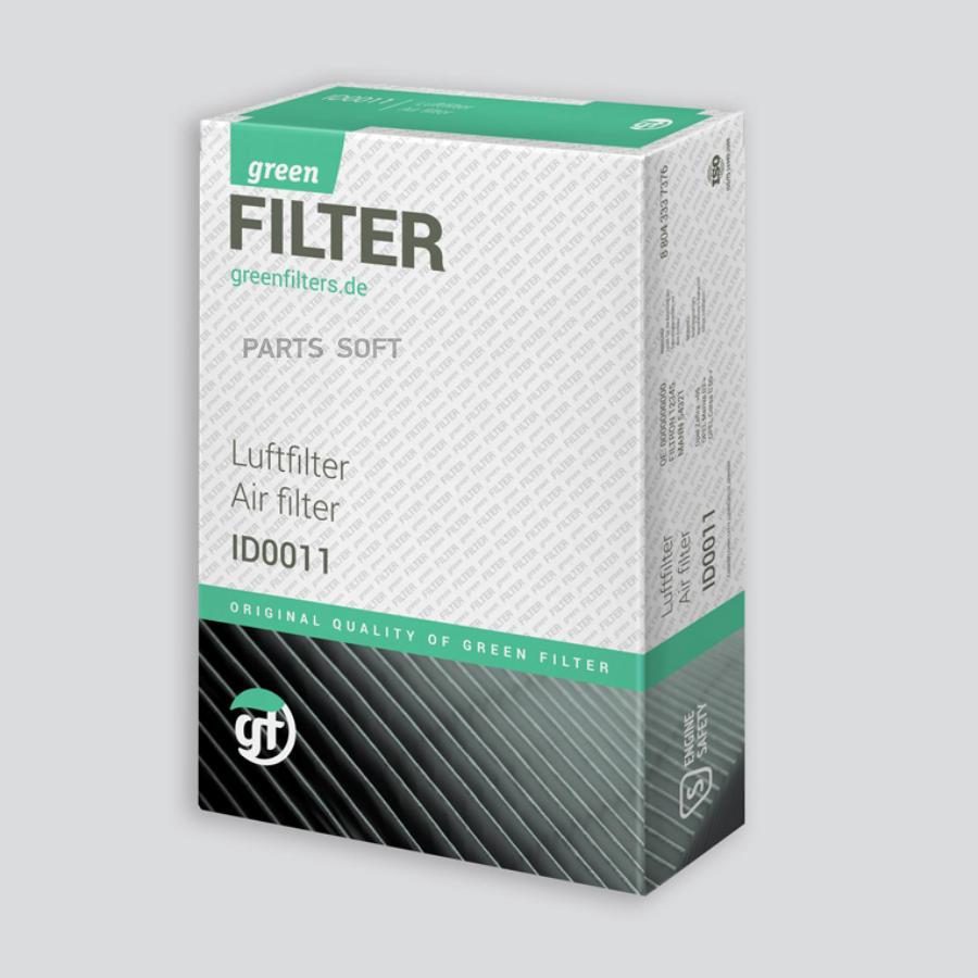 

Воздушный фильтр Green Filter LF0169
