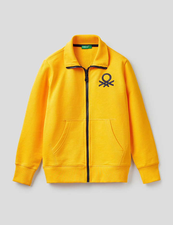 

Толстовка для мальчиков Benetton цв. желтый р.146, 21A_3J68C5832