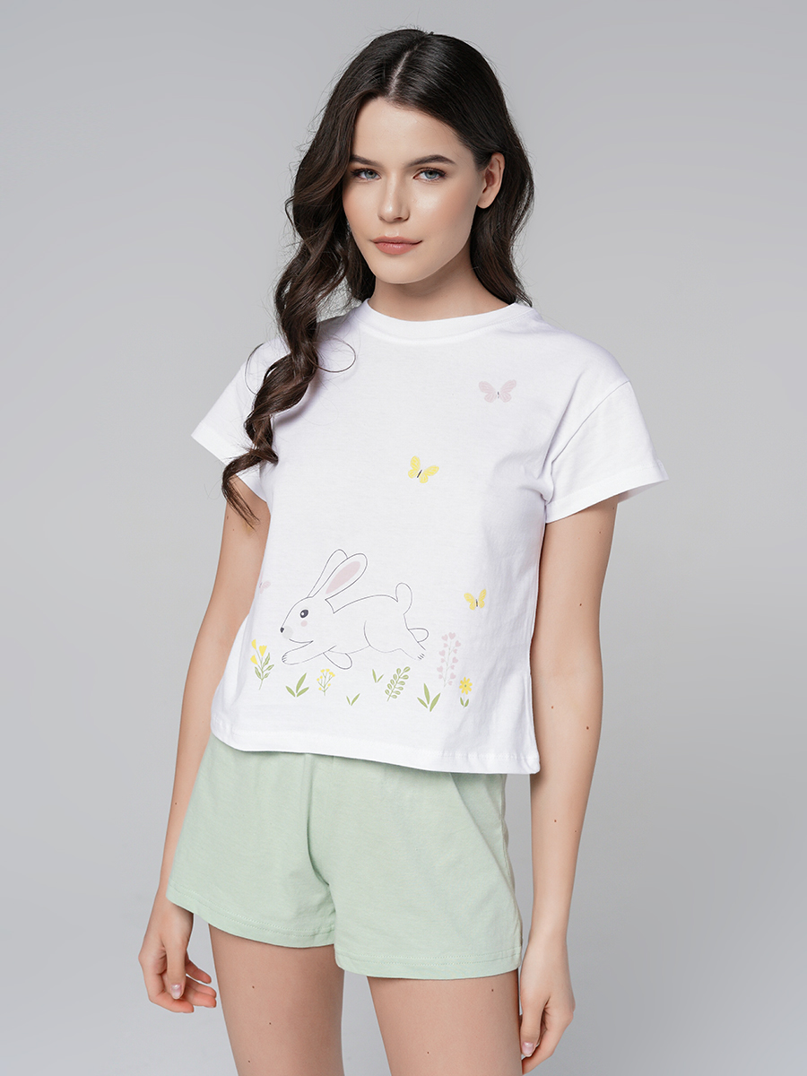 

Пижама женская ТВОЕ 92545 белая M, 92545