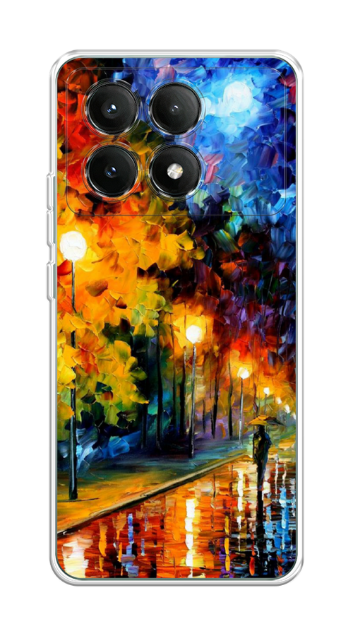 

Чехол на Xiaomi Poco X6 PRO 5G "Безлюдная улочка", Оранжевый;желтый;синий, 320950-1