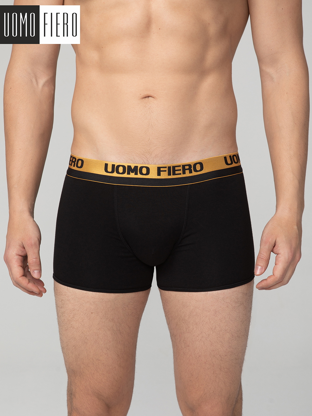

Трусы мужские UOMO FIERO 033FX черные 46 RU, Черный, 033FX
