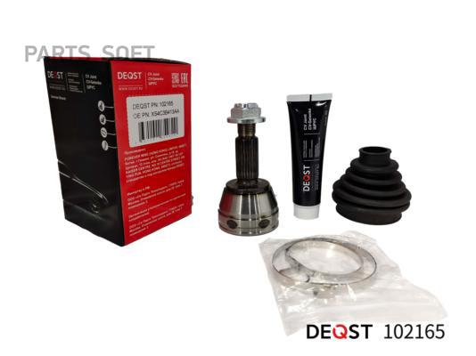 

DEQST 102165 ШРУС FORD FOCUS/FIESTA/FUSION 1.4-2.0 98-04 наружний