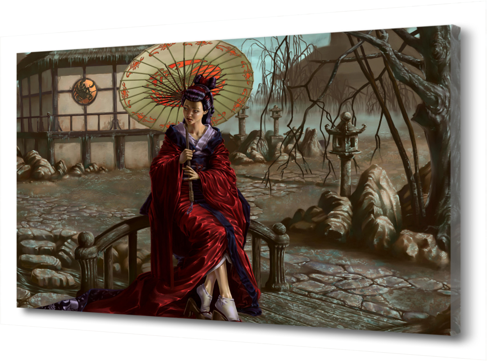 

Картина на холсте Девушка. Yogo Fujitani PRC-268 (60x40см). Натуральный холст
