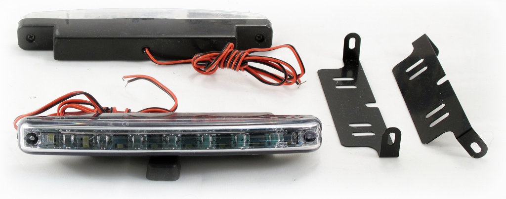 Огни ходовые дневные 8LED белые (2шт) DRL L8 3528 SMD (ВЫМПЕЛ)