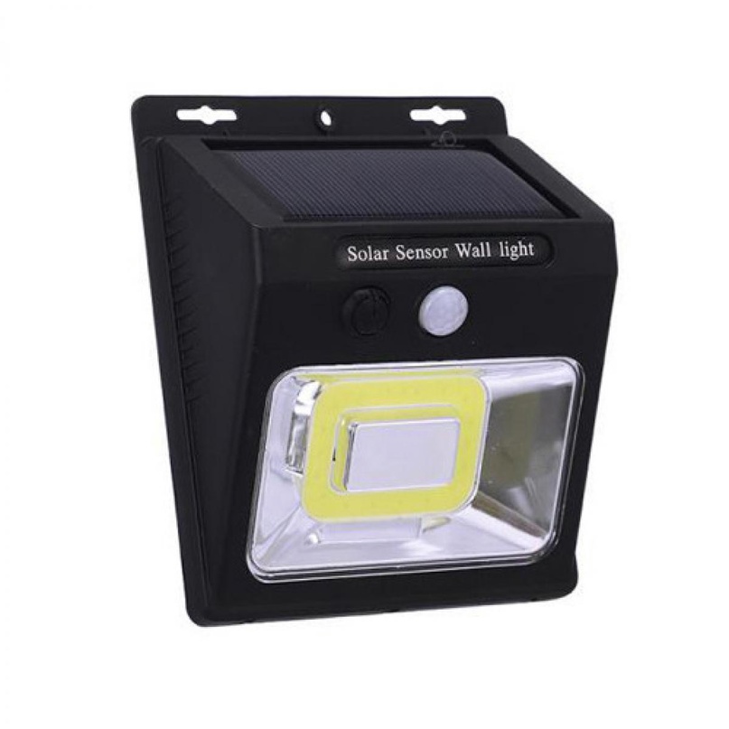 фото Светодиодный уличный светильник solar energy induction lamp yx-628, черный nobrand