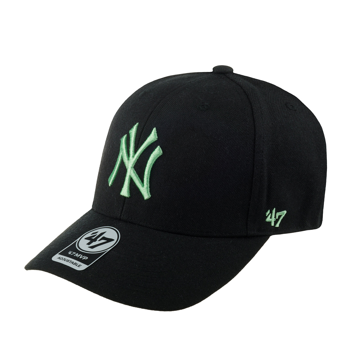 Бейсболка унисекс 47 BRAND B-MVPSP17WBP-BKI New York Yankees MLB черная, one size