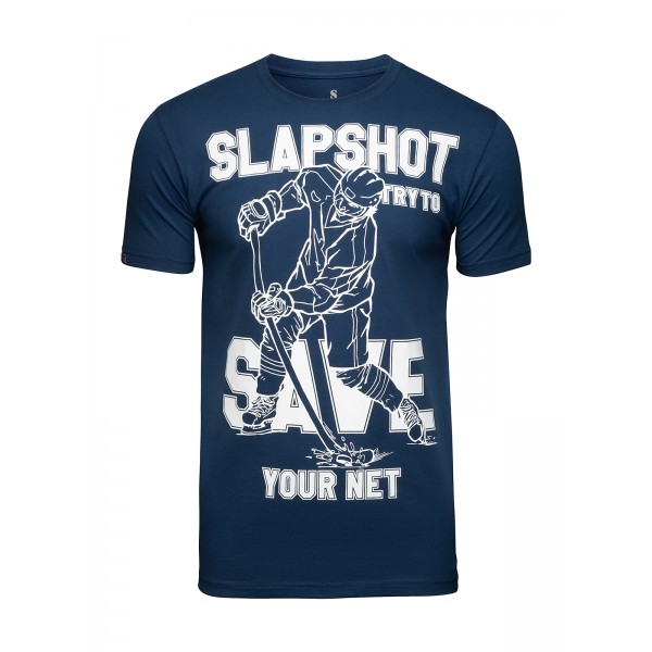 

Футболка мужская Athletic pro. Slapshot синяя M, Slapshot