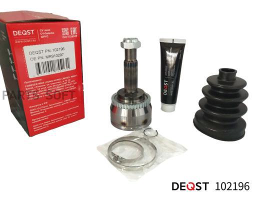 

DEQST 102196 ШРУС MITSUBISHI CARISMA/SPACE STAR 1.8 97-06 наружний(ABS)