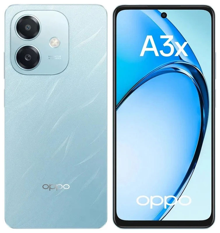 

Смартфон OPPO A3X 4/128GB лазурный, A3X