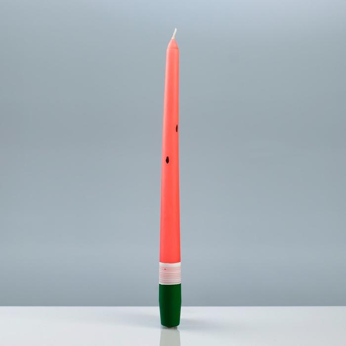 

Свечи античные "Арбуз", 2,3×30 см, розовый