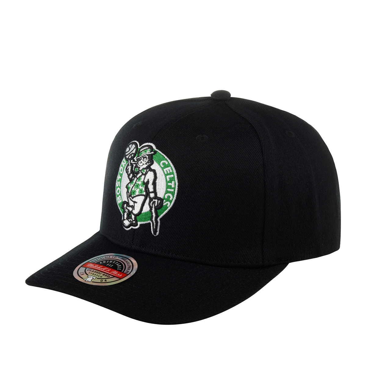 Бейсболка унисекс Mitchell & Ness HHSSINTL1245-BCEBLCK Boston Celtics NBA черная, one size