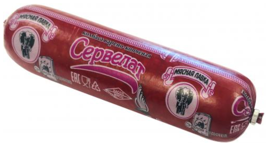 

Колбаса варено-копченая Мясная лавка Сервелат 450 г