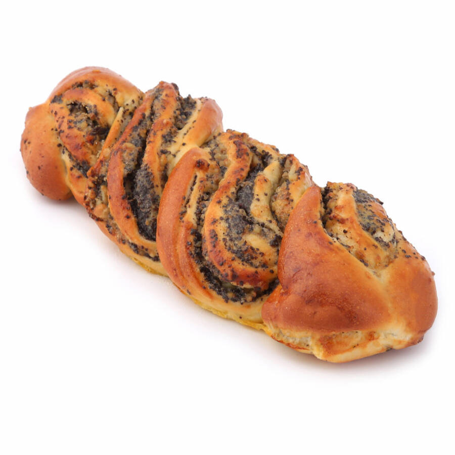 

Плетенка коса сдобная с маковой начинкой