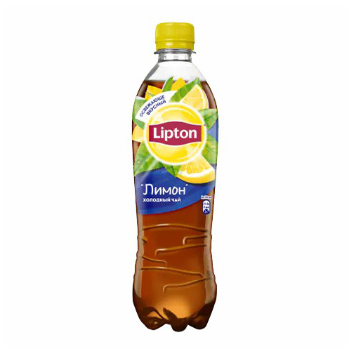 

Холодный чай черный Lipton Лимон 0,6 л