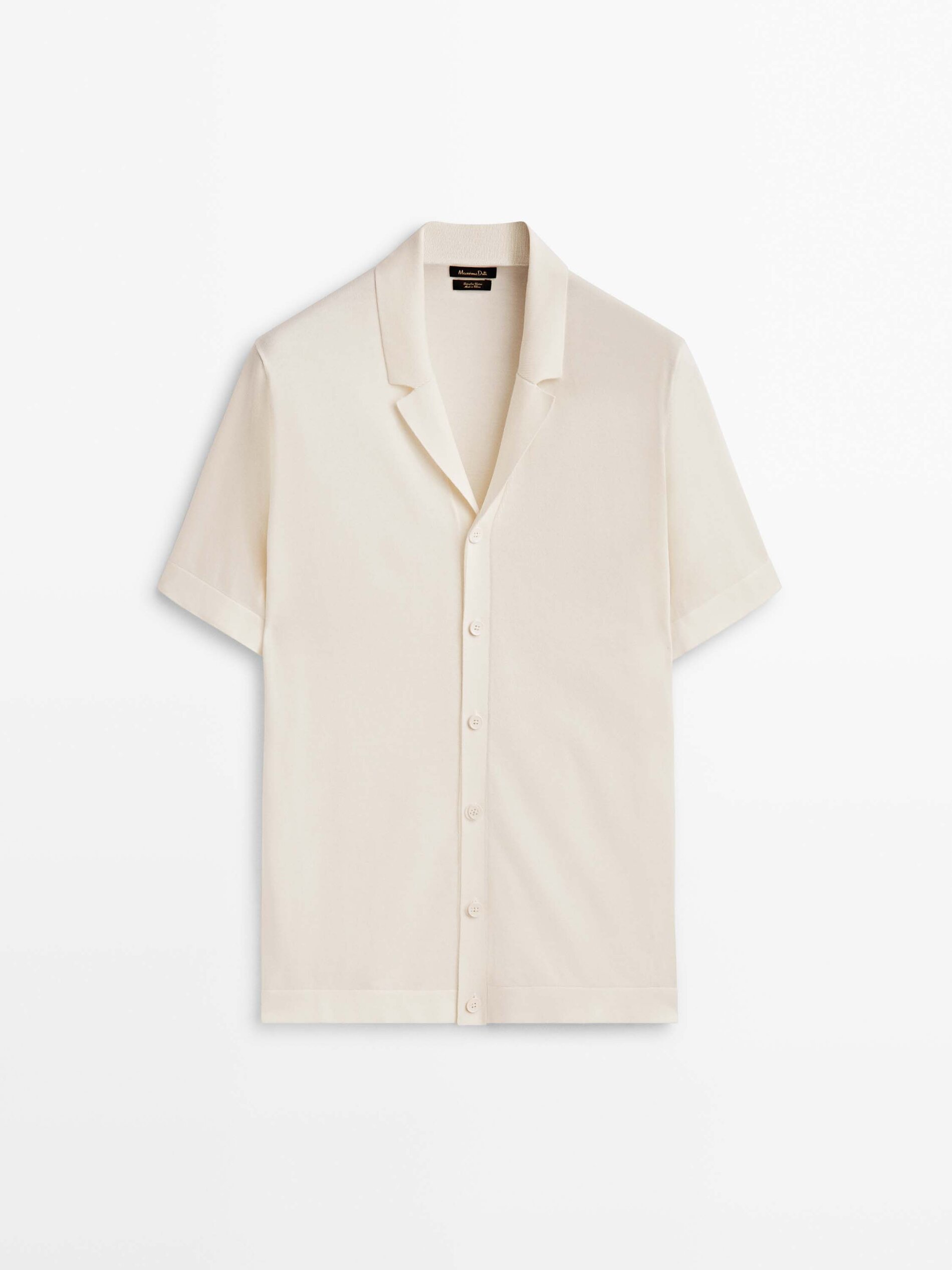 Рубашка мужская Massimo Dutti 97630371 белая L (доставка из-за рубежа)