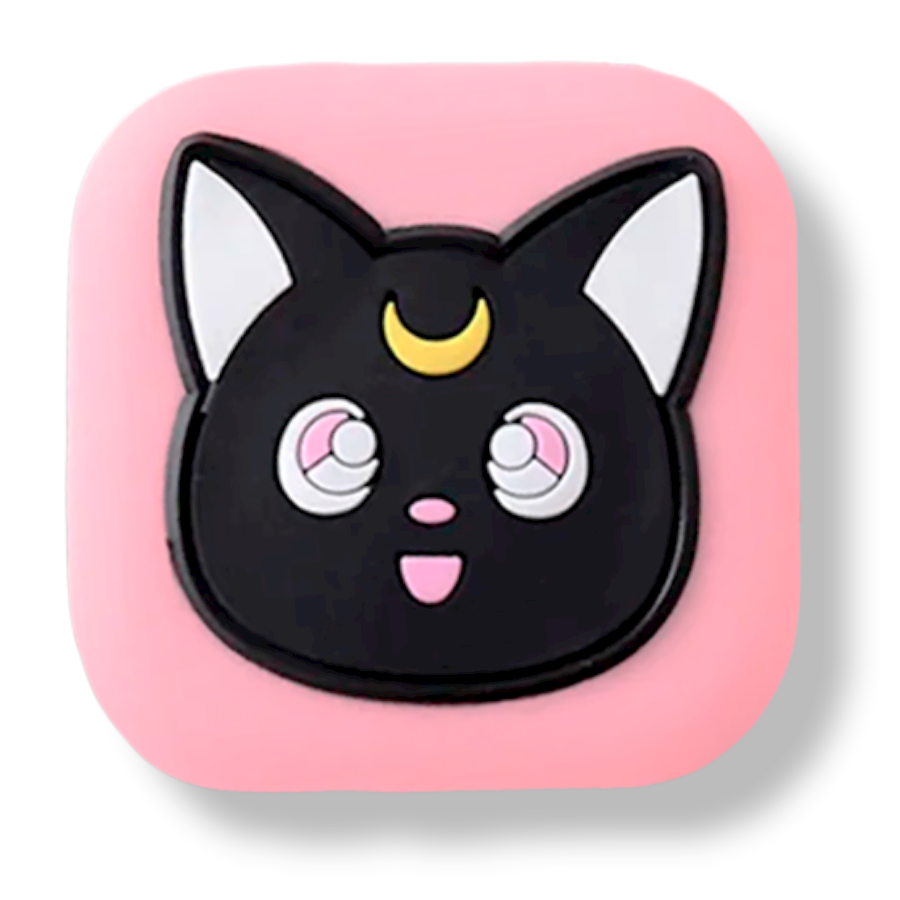 фото Контейнер для хранения контактных линз с зеркалом l'école розовый кот черный