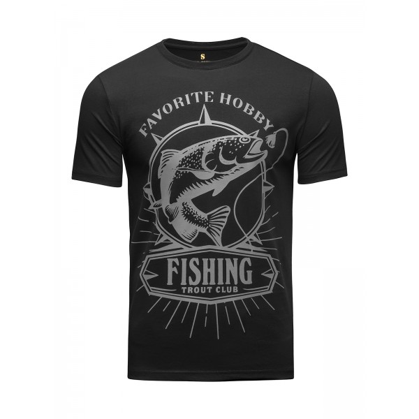 фото Футболка мужская fishing athletic pro. черная m