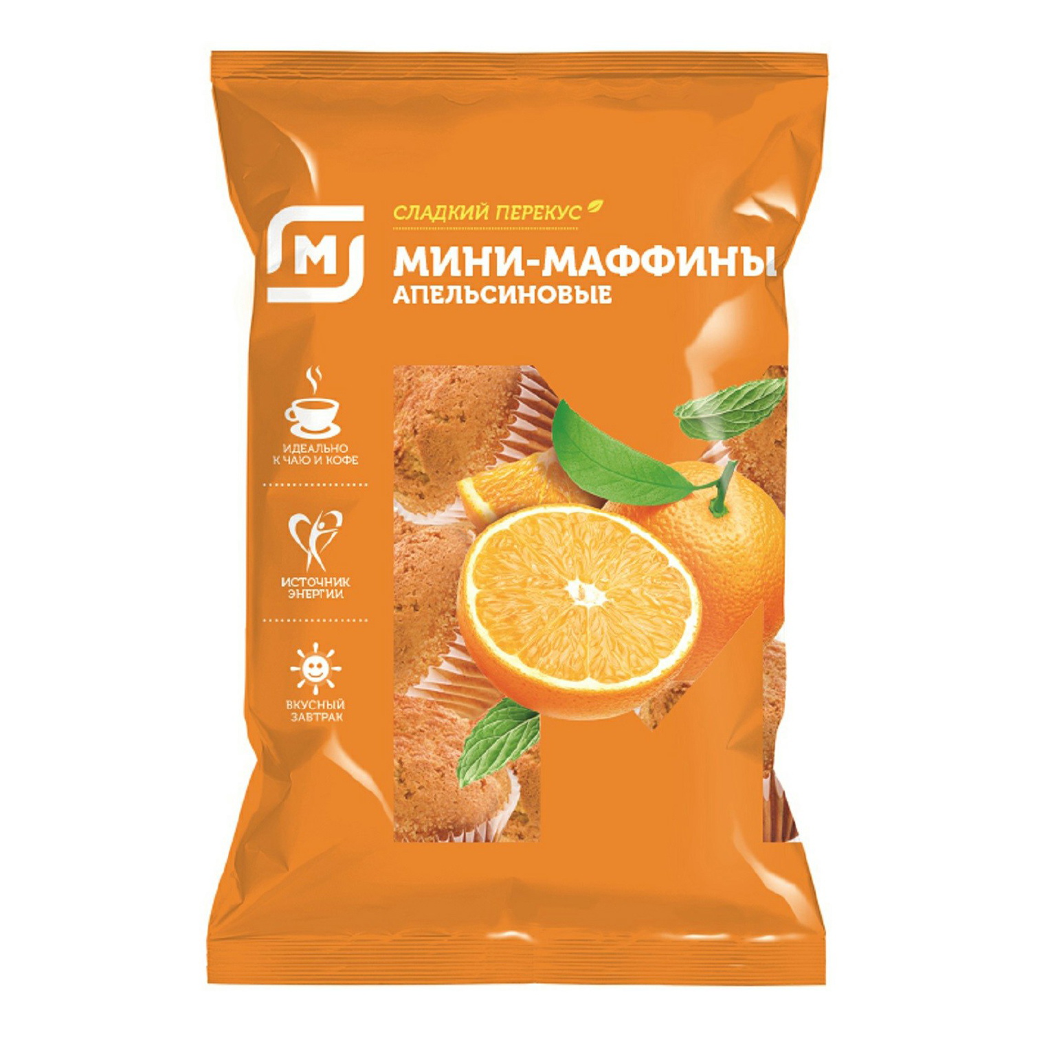 Маффины Магнит бисквитные мини апельсиновые 105 г