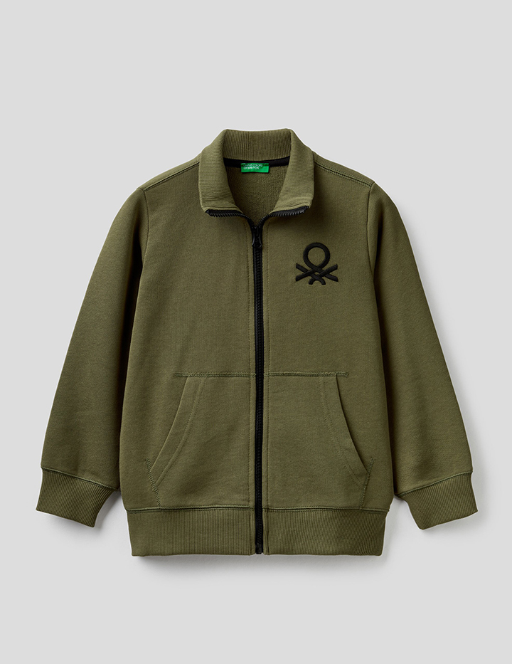 

Толстовка для мальчиков Benetton цв. зеленый р.146, 21A_3J68C5832