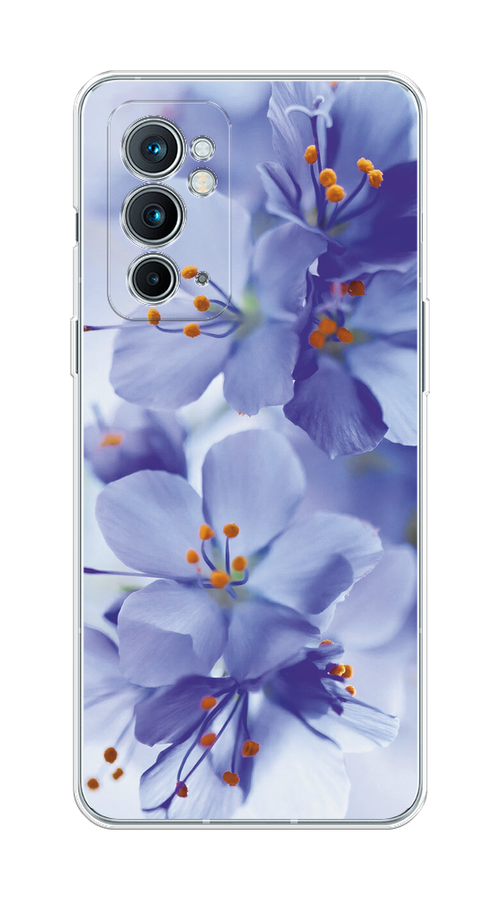 

Чехол на OnePlus 9RT "Фиолетовые цветки", Фиолетовый;синий, 152050-1