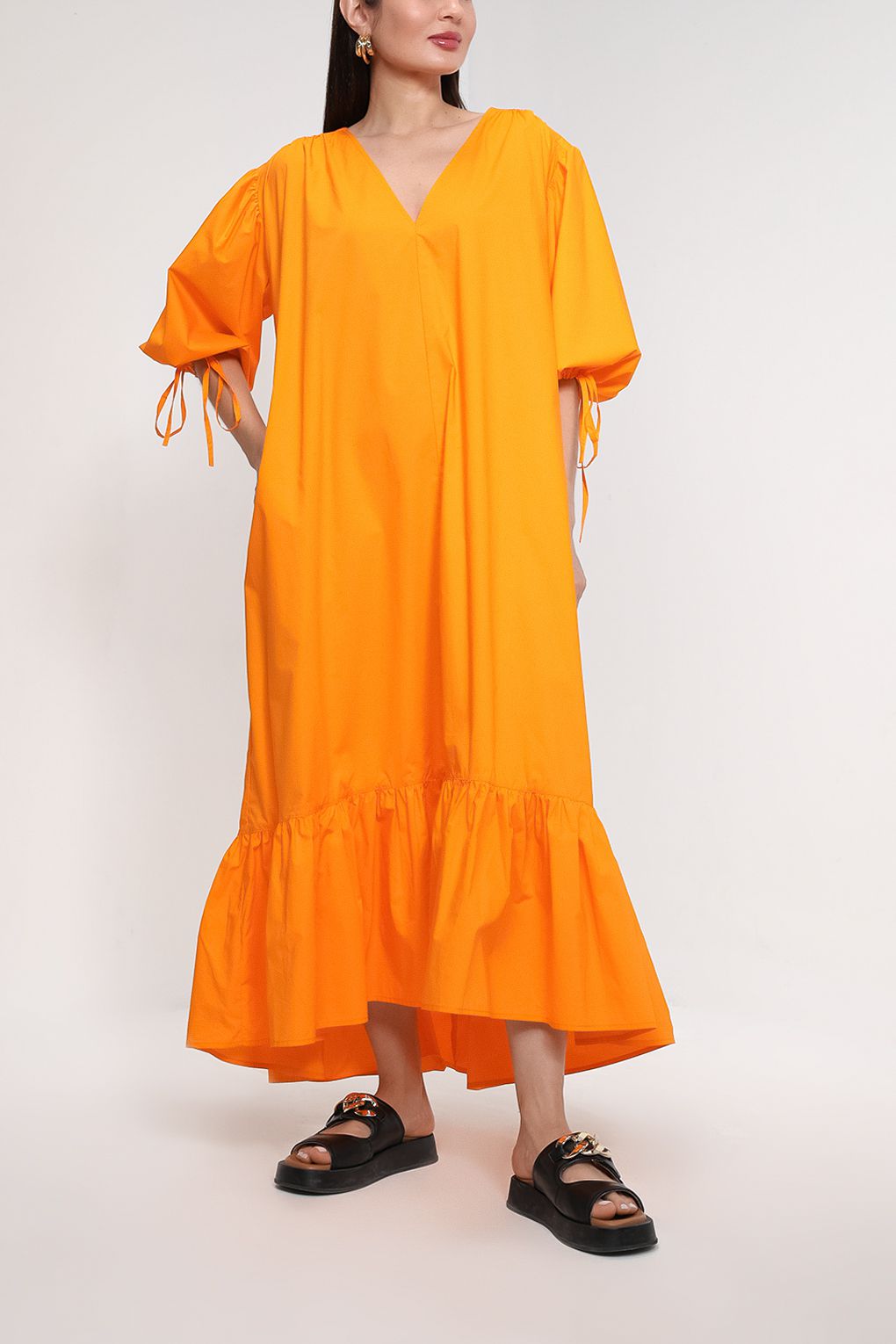 Платье женское SHADE D23S2300DN101 оранжевое 42 EU