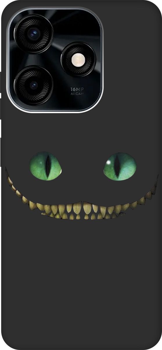 

Чехол на Tecno Spark 10C с 3D принтом "Cheshire Cat" черный, Черный;зеленый, 159588
