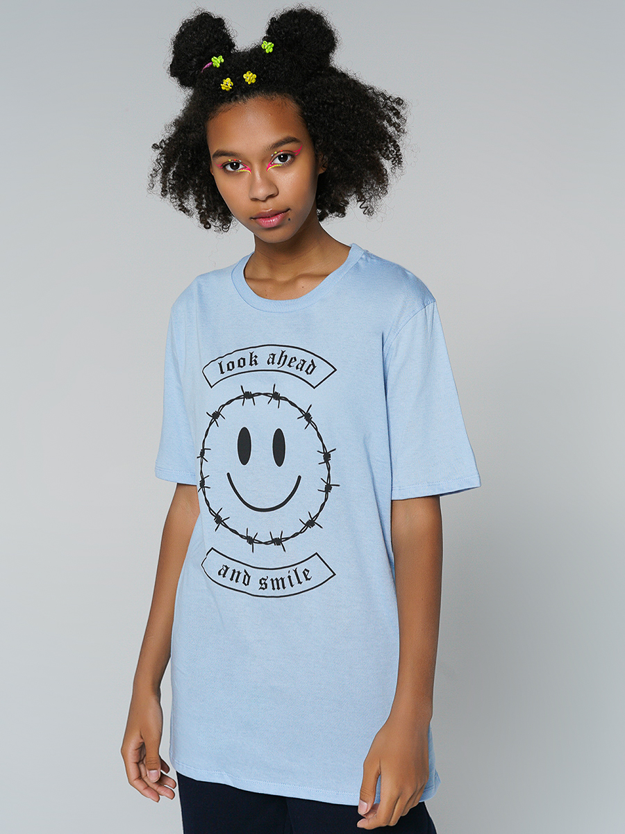 

Футболка женская ТВОЕ 85109 голубая L, 85109