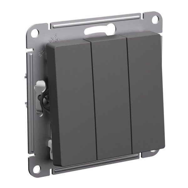 Выключатель Schneider Electric Atlas Design 3-клавишный 10АХ,ATN001431