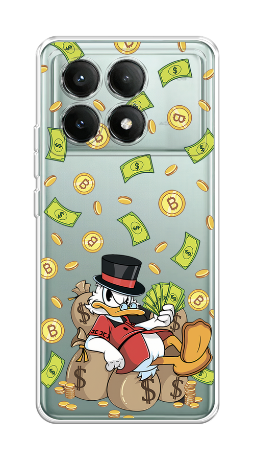 

Чехол на Xiaomi Poco X6 PRO 5G "Скрудж Макдак в красном", Красный;черный;коричневый;прозрачный, 320950-1