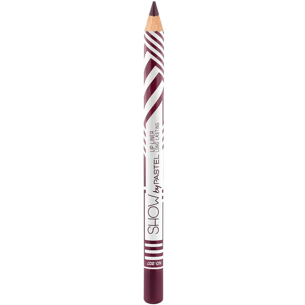 Карандаш для губ PASTEL Show Long Lasting Lip Liner Pencil матовый, тон 207, 1,14 г карандаш для губ parisa stay nude lip pencil с матовым покрытием тон 702