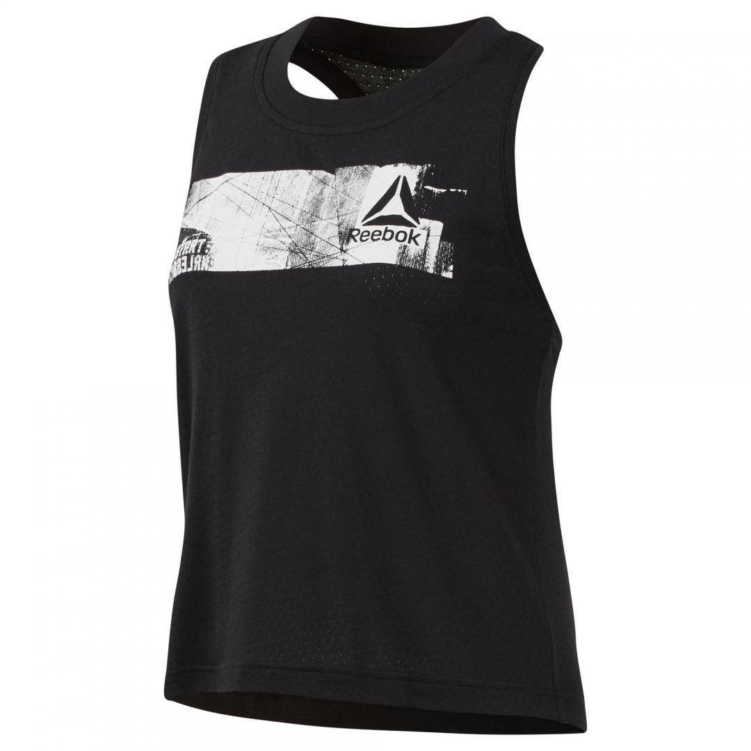 

Майка женская Reebok DN5838 черная XL, Черный, DN5838