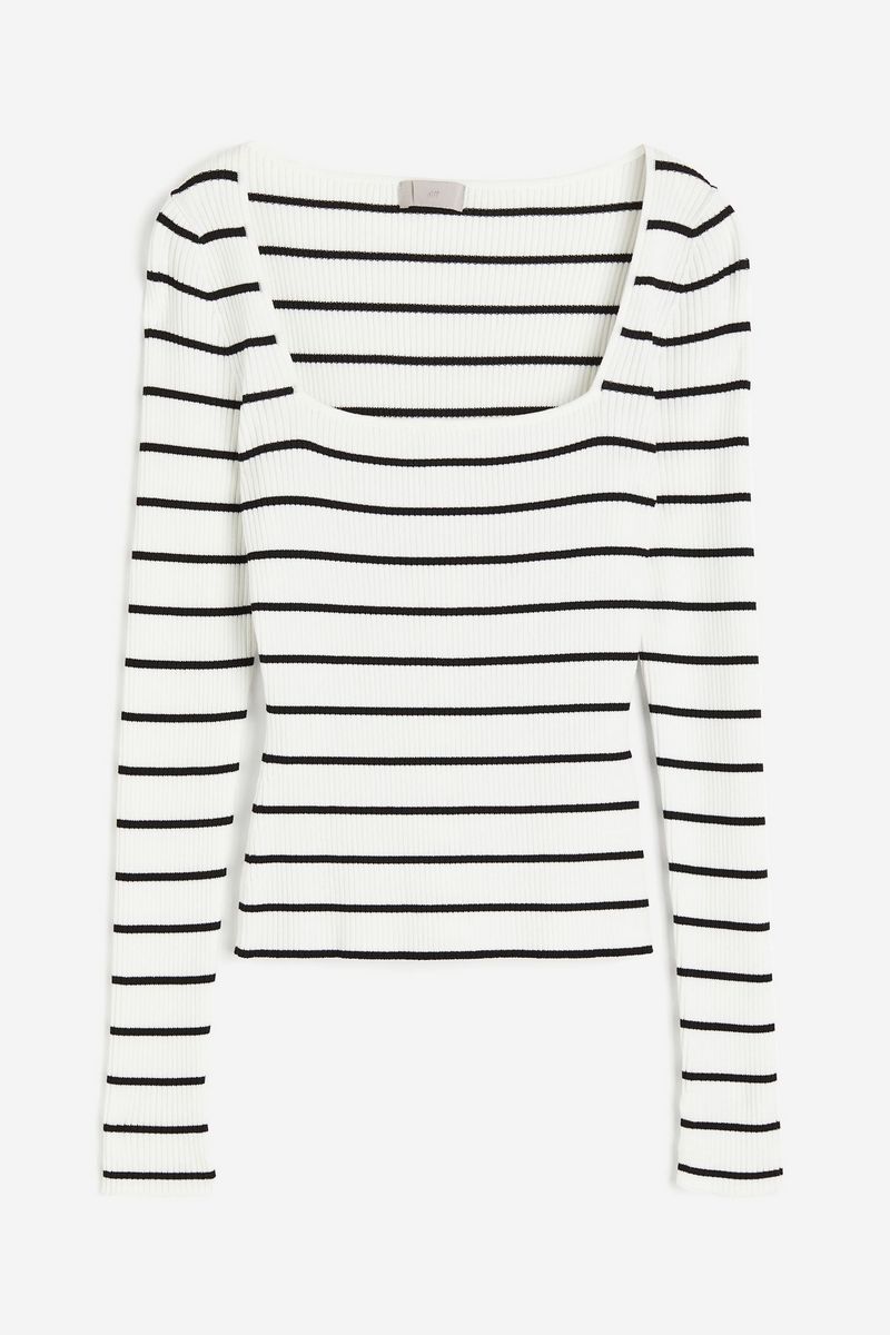

Джемпер женский H&M 1209011 белый S, 1209011