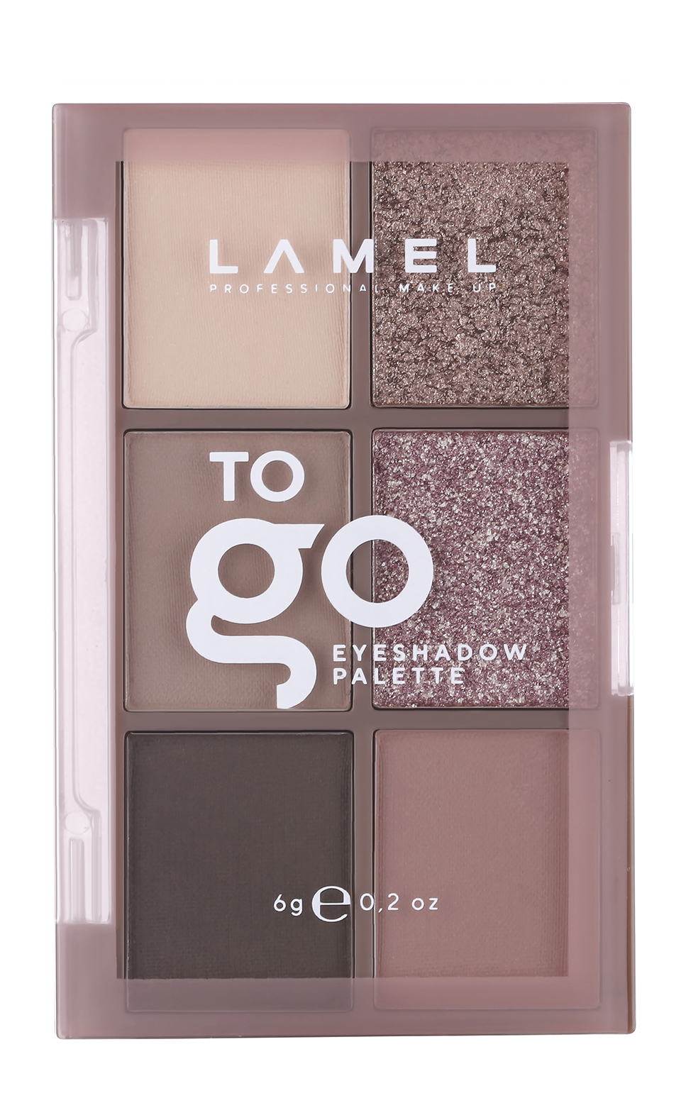 фото Палетка теней для век lamel professional to go eyeshadow palette, 401