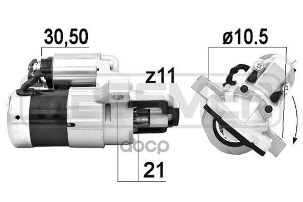 

Стартер ERA 12V 1,0 kw 220921