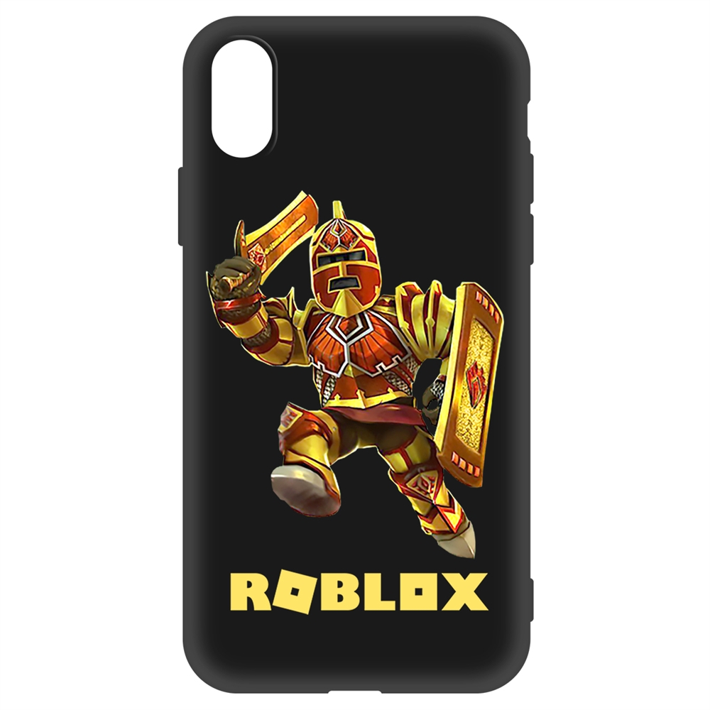 

Чехол-накладка Krutoff Soft Case Roblox-Рэдклифф для iPhone X/Xs черный