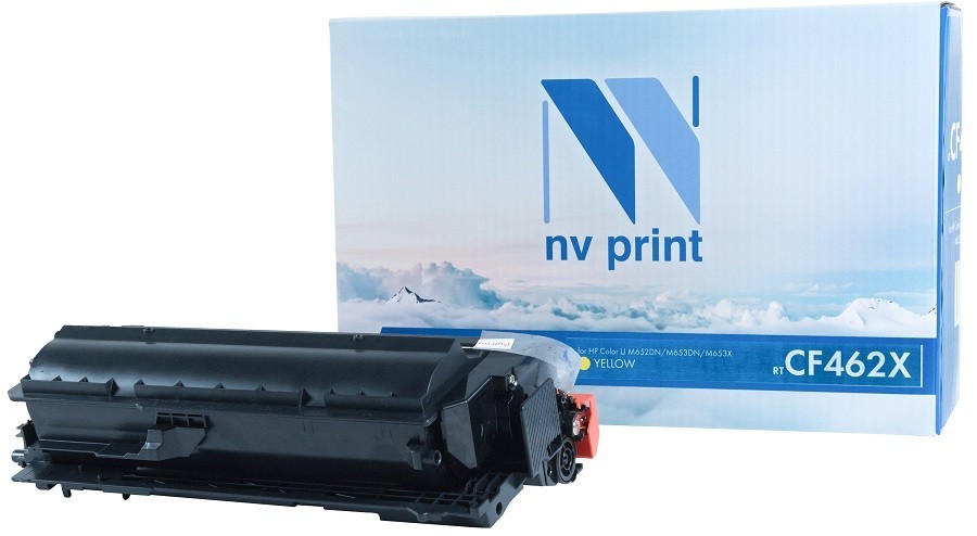 Картридж для лазерного принтера NV Print CF462XY, желтый, совместимый