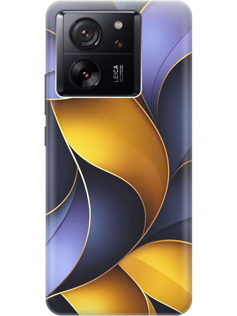 

Силиконовый чехол на Xiaomi 13T / 13T Pro с принтом "Желто-сиреневые изгибы", Прозрачный;желтый;фиолетовый, 776584831